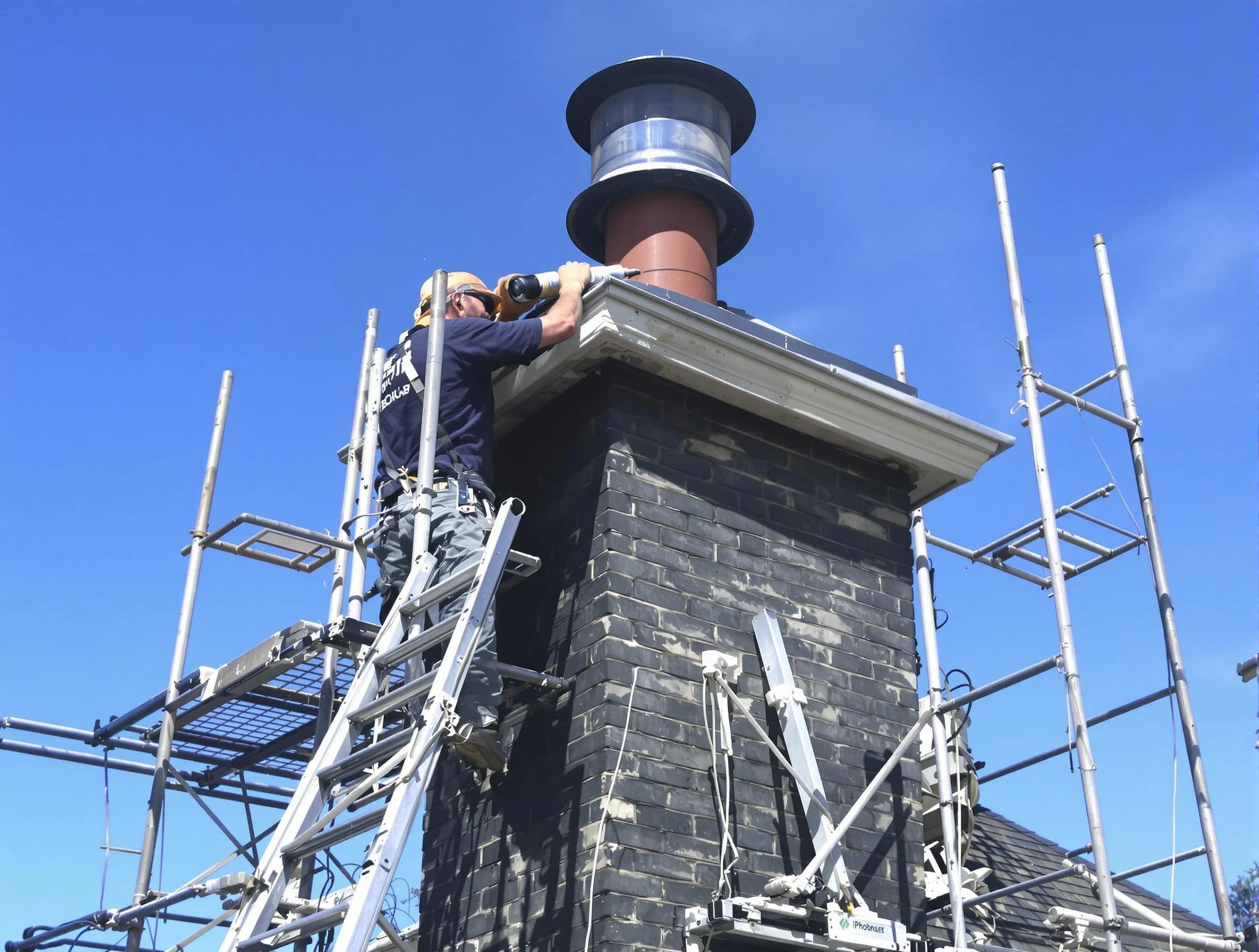Sturdy chimney crown finished by Upper St. Clair Chimney Sweep in Upper St. Clair, PA