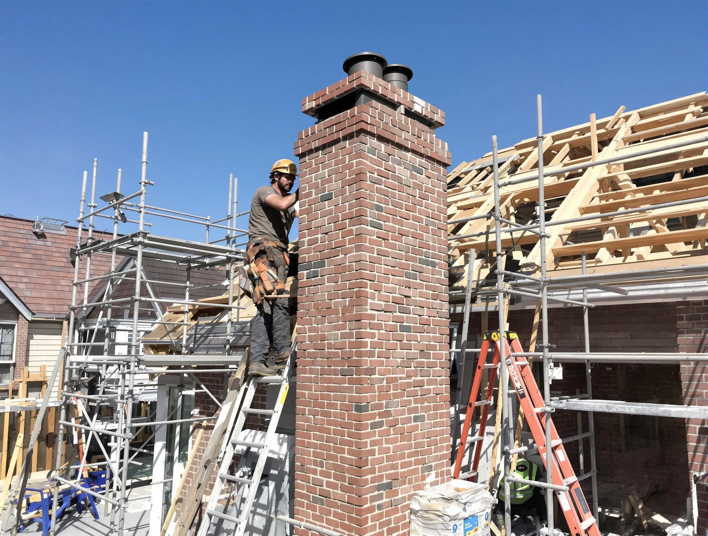 New chimney installation completed by Upper St. Clair Chimney Sweep in Upper St. Clair, PA