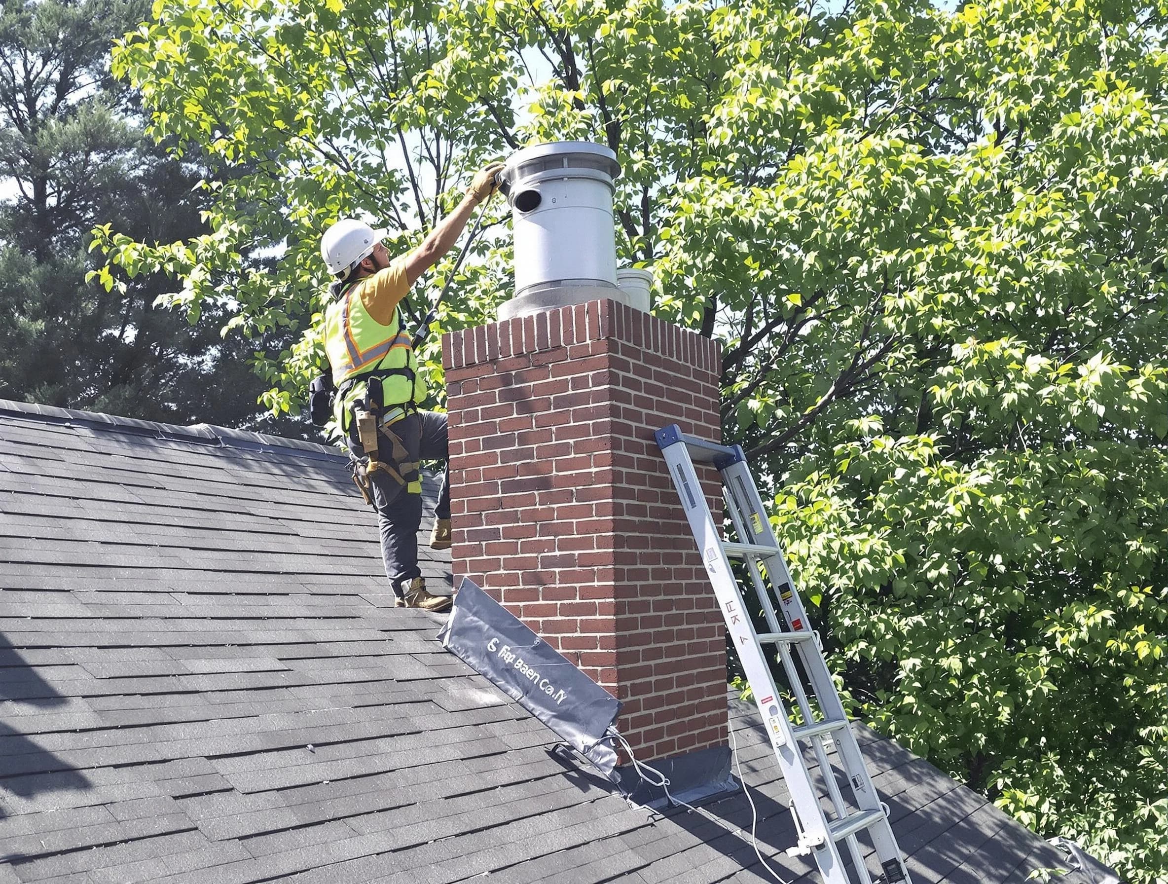 Chimney liner inspection by Upper St. Clair Chimney Sweep in Upper St. Clair, PA